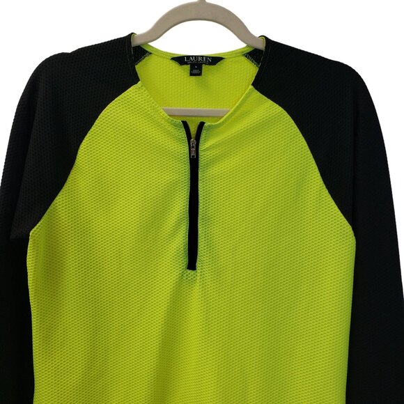 Lauren Ralph Lauren Waffle Knit Quarter Zip Activewear Jacket Size Small - Picture 4 of 5